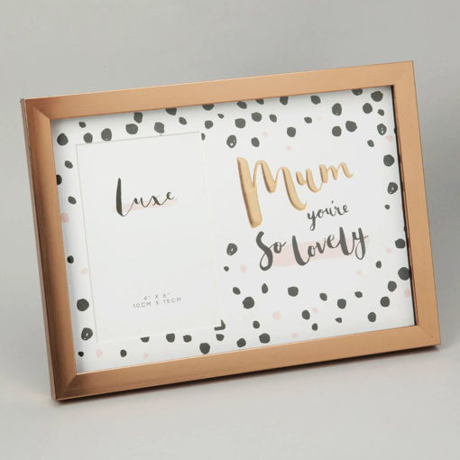 Picture of LUXE ROSE GOLD FRAME - MUM    28.5X21